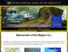 Tablet Screenshot of paismagico.com